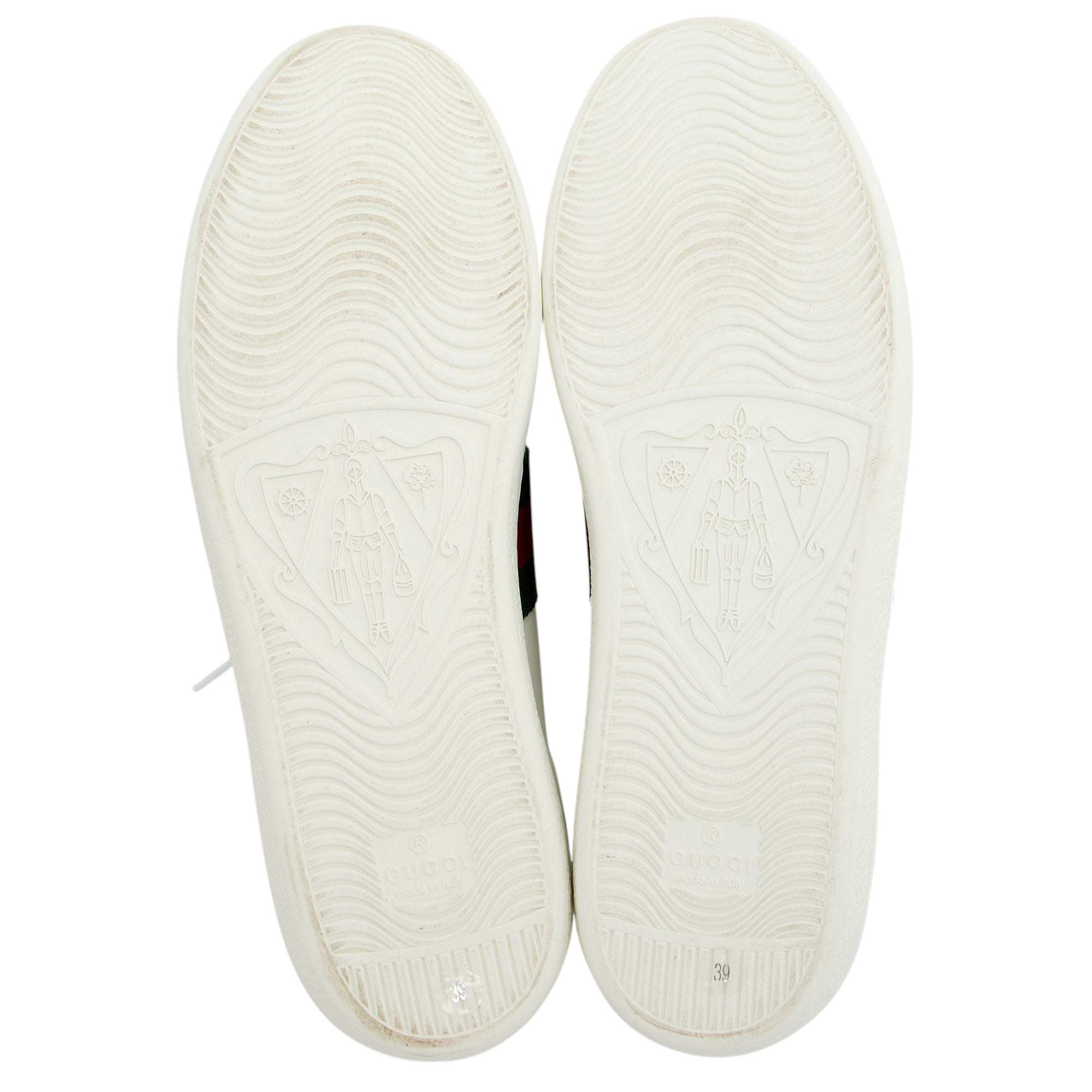 Gucci Leather Bee Ace Sneakers - Size 9 / 39