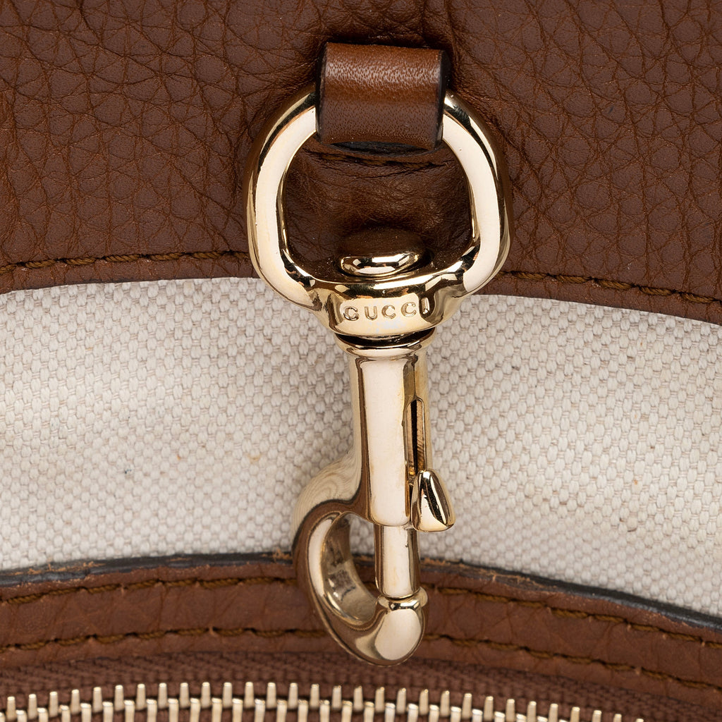 Gucci Leather Bella Medium Tote (SHF-22900)