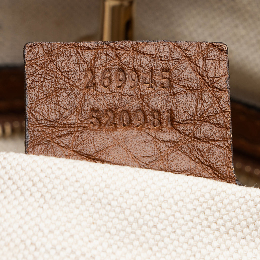 Gucci Leather Bella Medium Tote (SHF-22900)