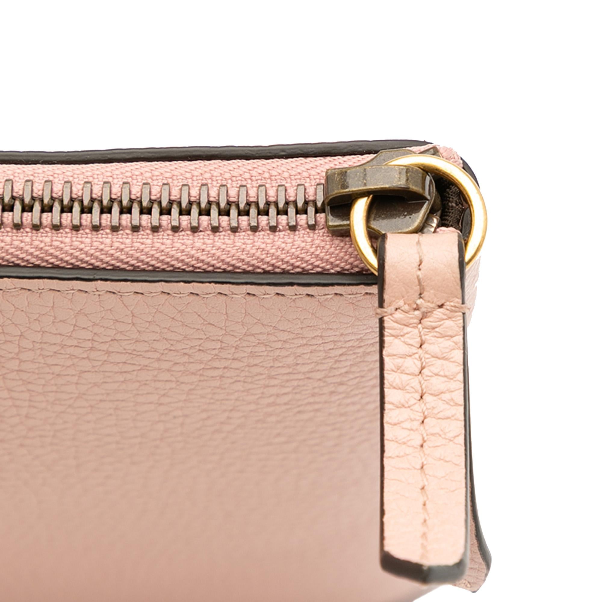 Gucci Leather Blind For Love Clutch