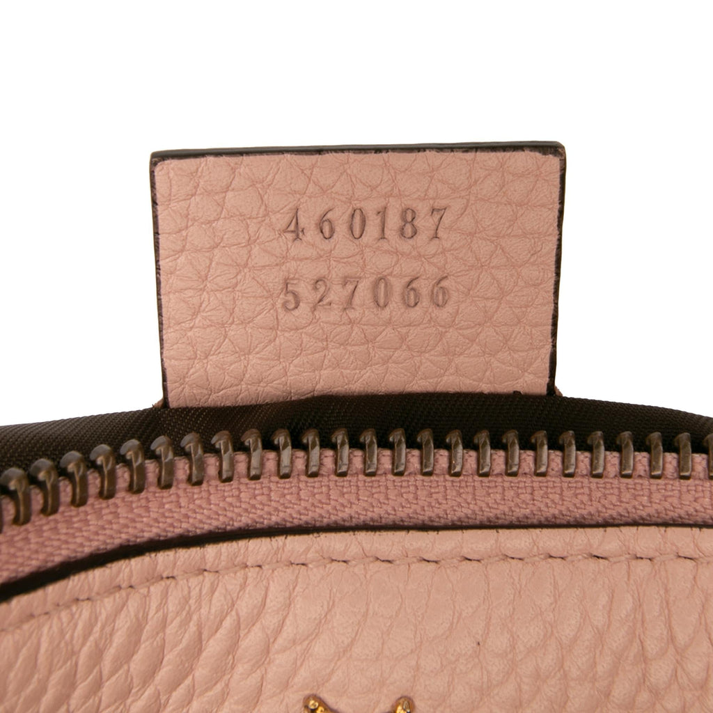 Gucci Leather Blind For Love Clutch