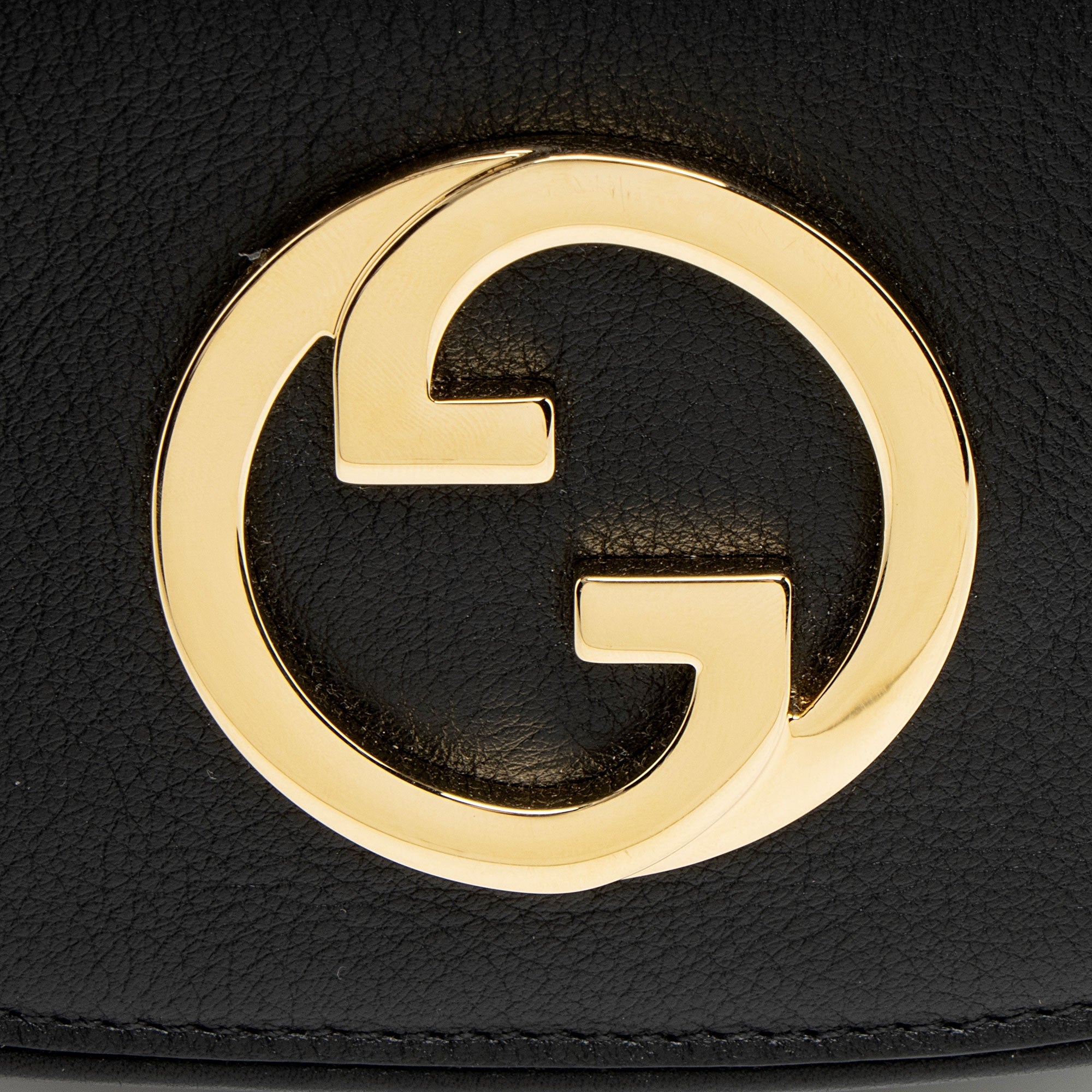 Gucci Leather Blondie Card Case on Strap