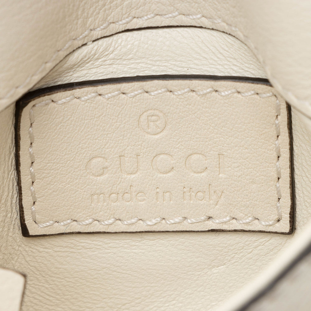 Gucci Leather Blondie Card Case on Strap