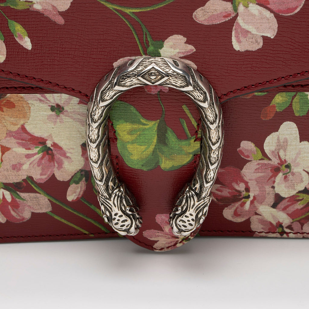 Gucci Leather Blooms Dionysus Small Shoulder Bag