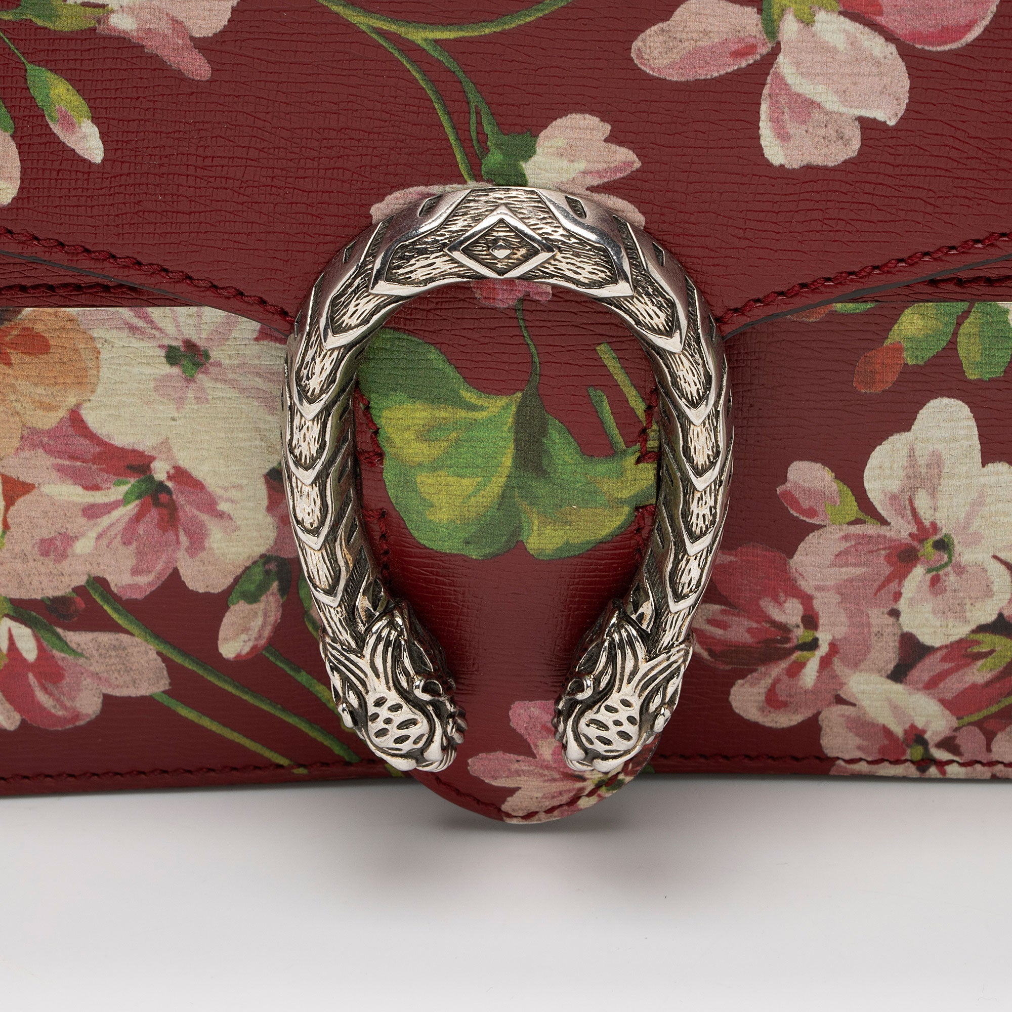 Gucci Leather Blooms Dionysus Small Shoulder Bag