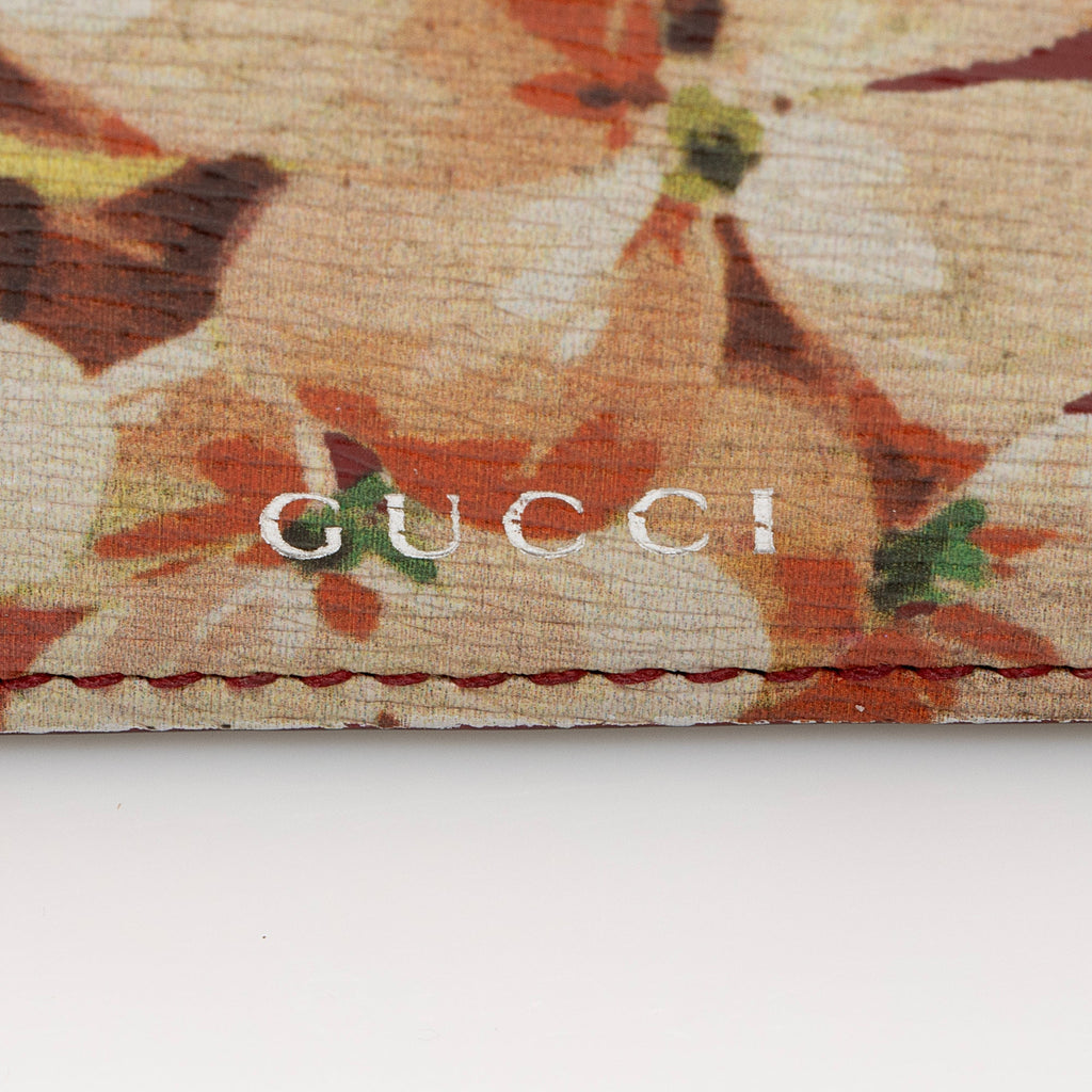 Gucci Leather Blooms Wallet on Chain Bag (SHF-22823)