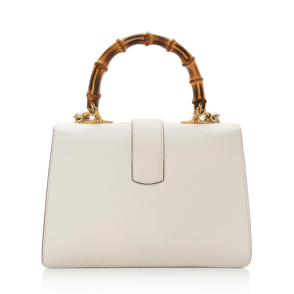Gucci Leather Borsa Dionysus Top Handle Medium Satchel (SHF-22200)