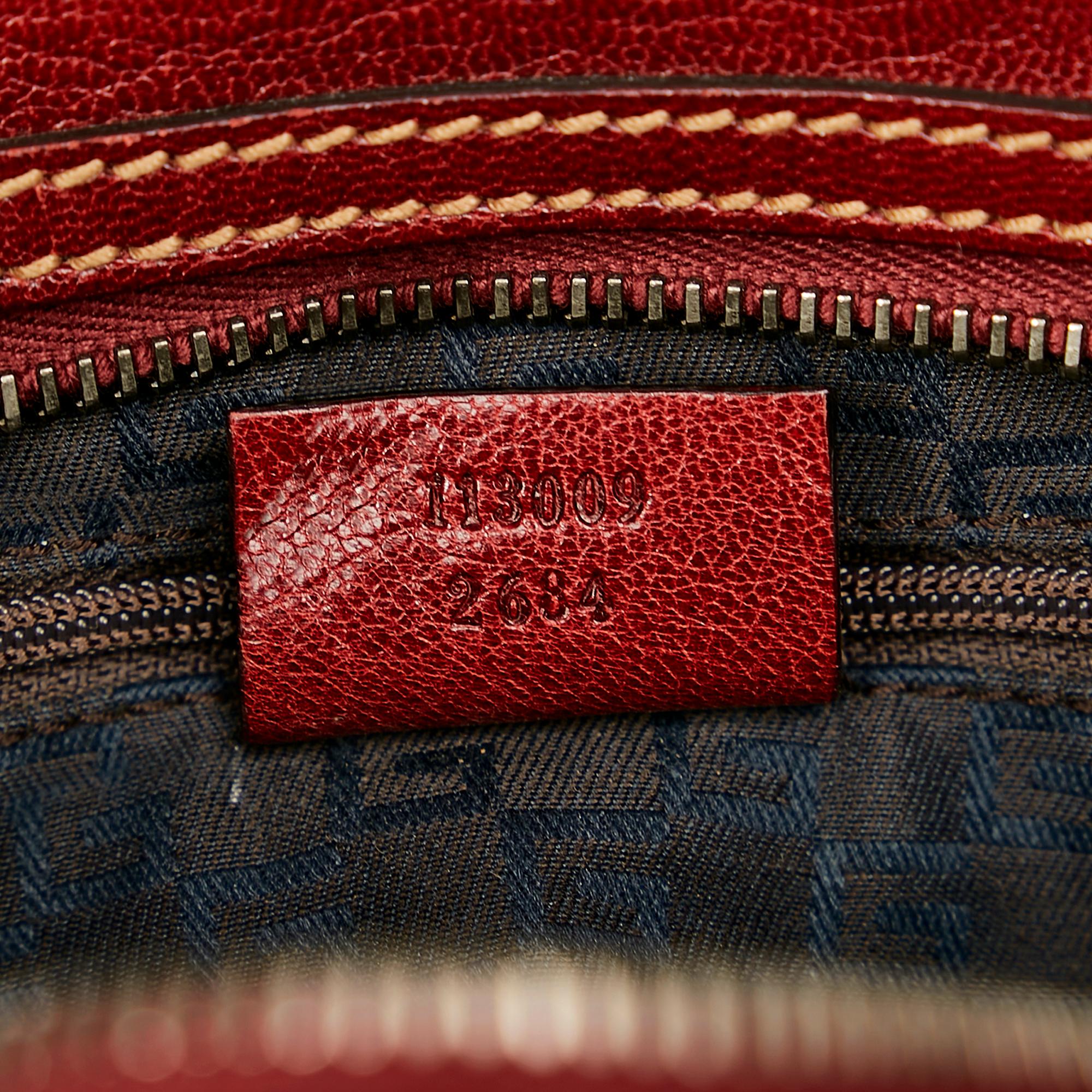 Gucci Leather Boston Bag (SHG-23805)