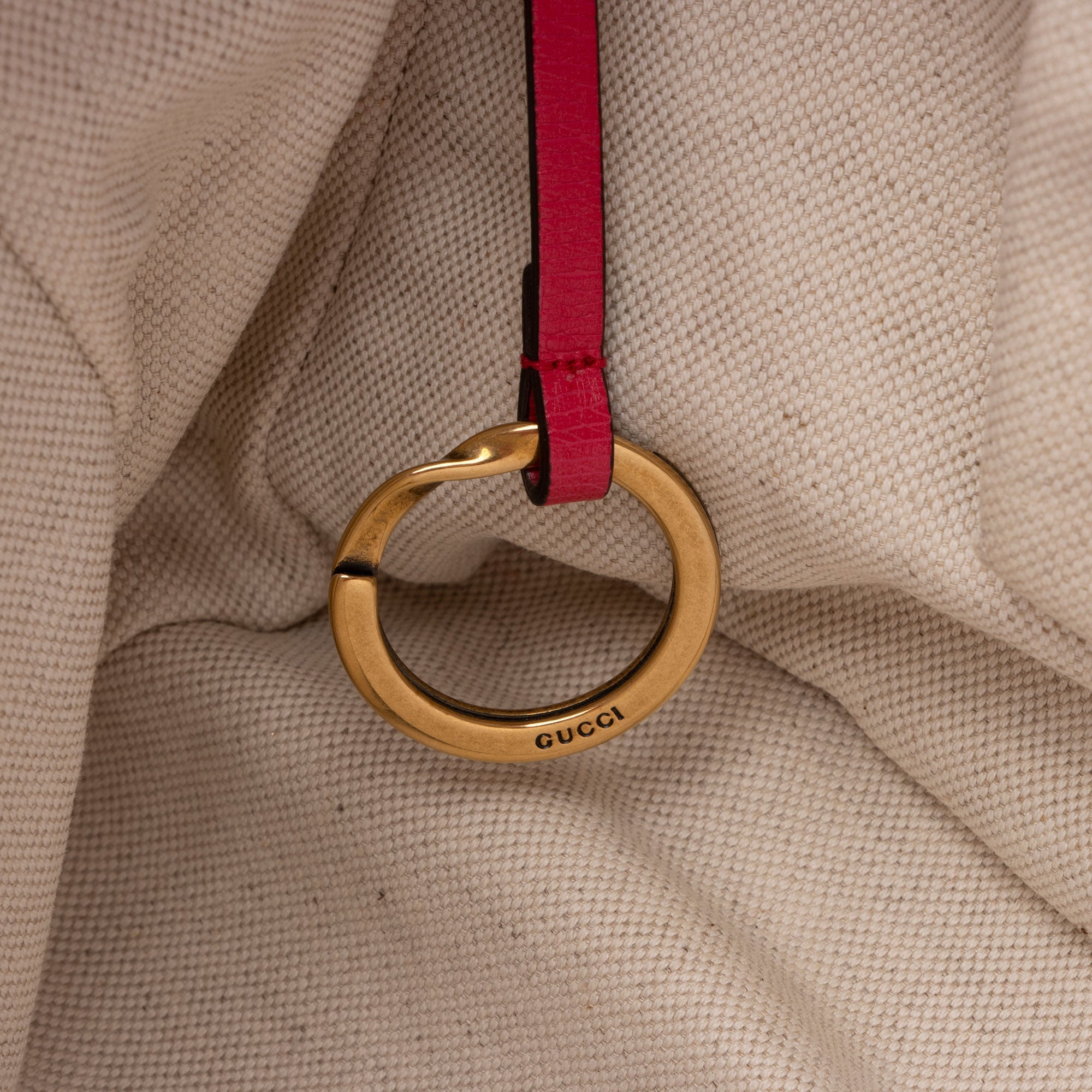 Gucci Leather Bright Bit Medium Tote (SHF-KAPGcj)