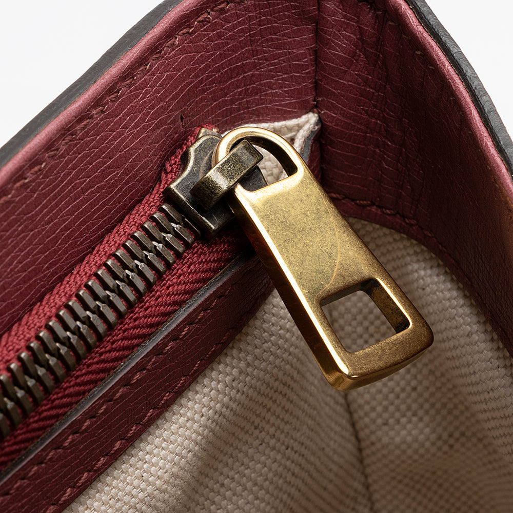 Gucci Leather Bright Bit Large Tote (SHF-21918)