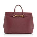 Gucci Leather Bright Bit Large Tote (SHF-21918)