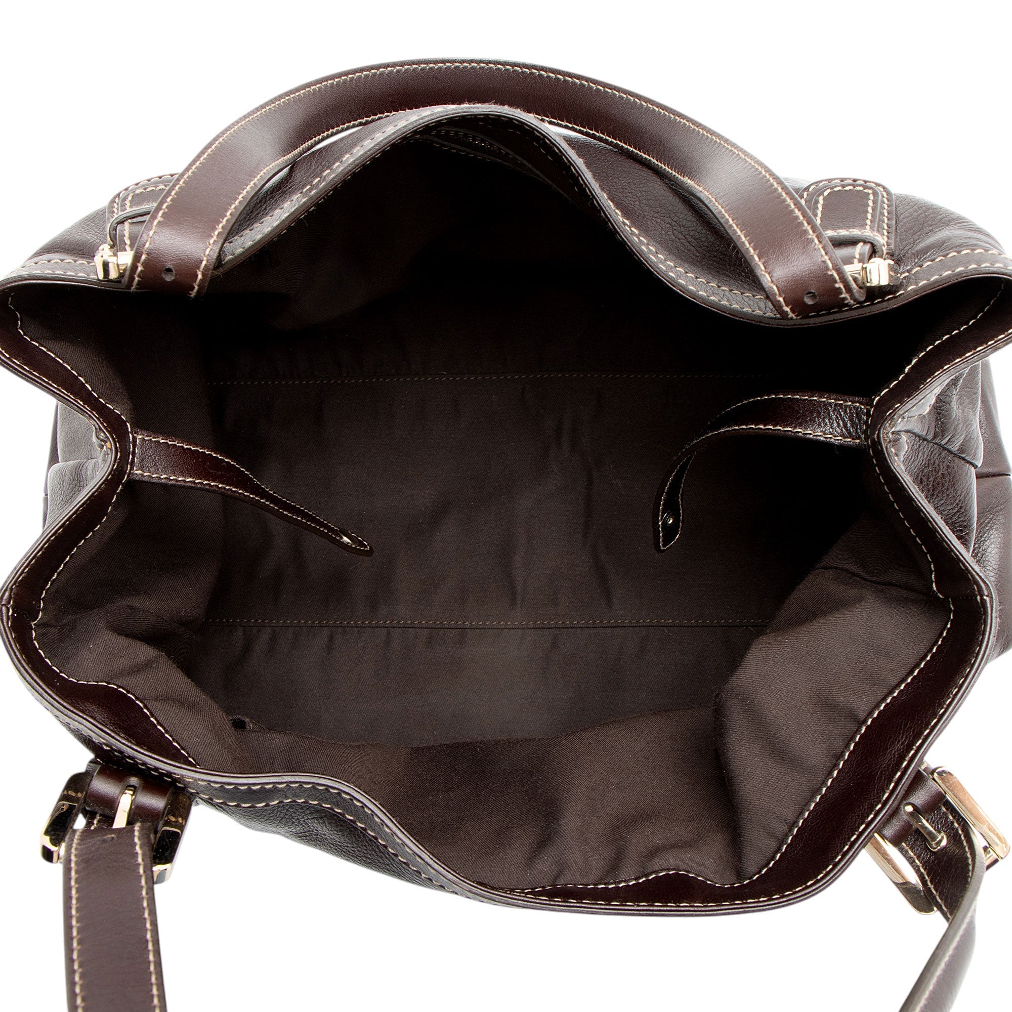 Gucci Leather Britt Medium Tote