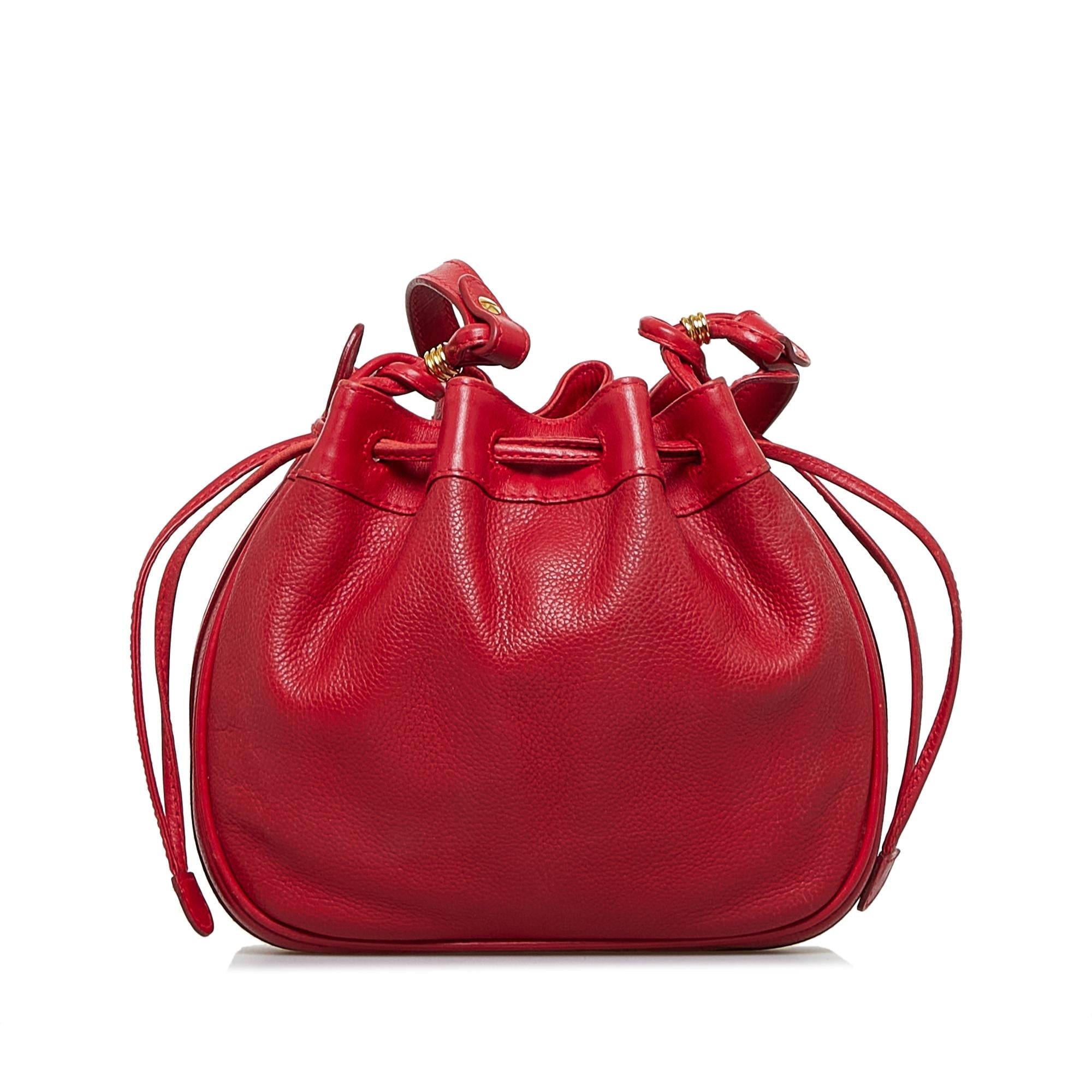 Gucci Leather Bucket Bag (SHG-BRy73y)
