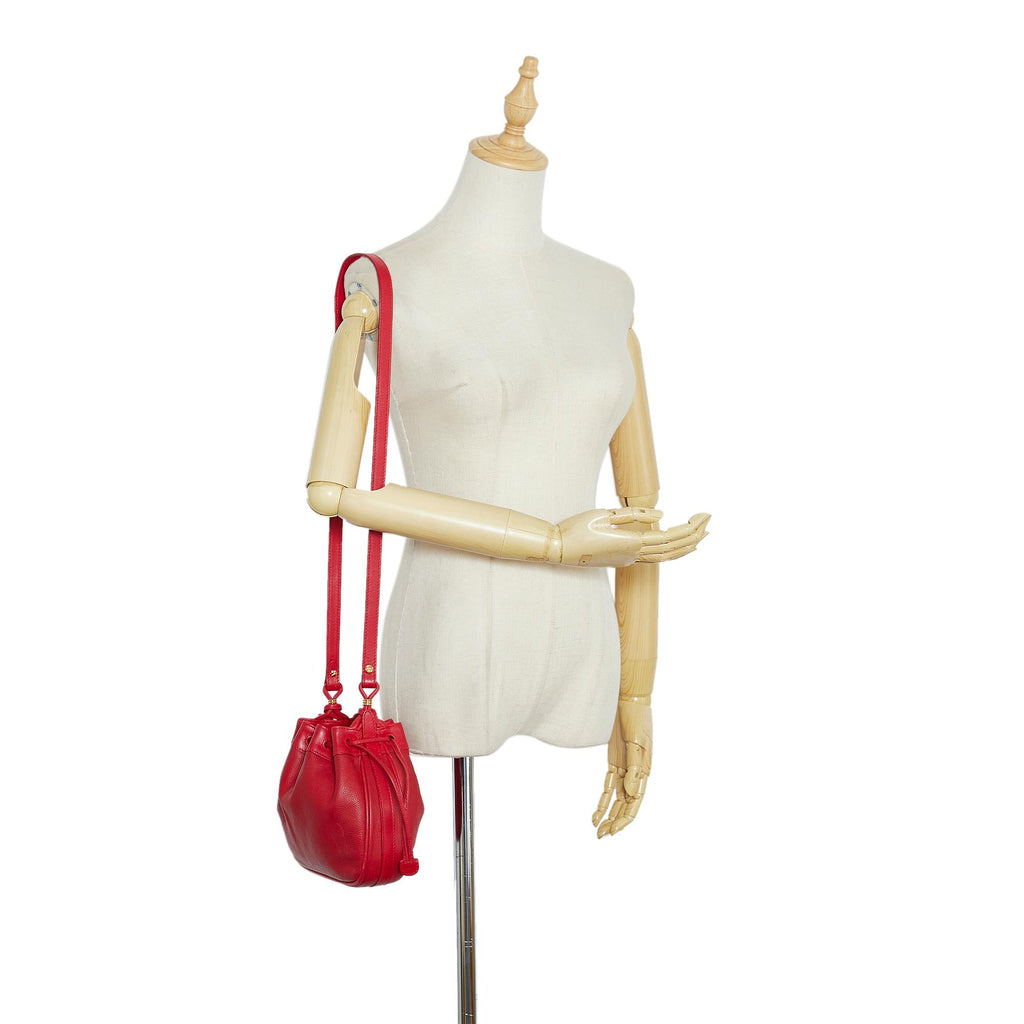 Gucci Leather Bucket Bag (SHG-BRy73y)