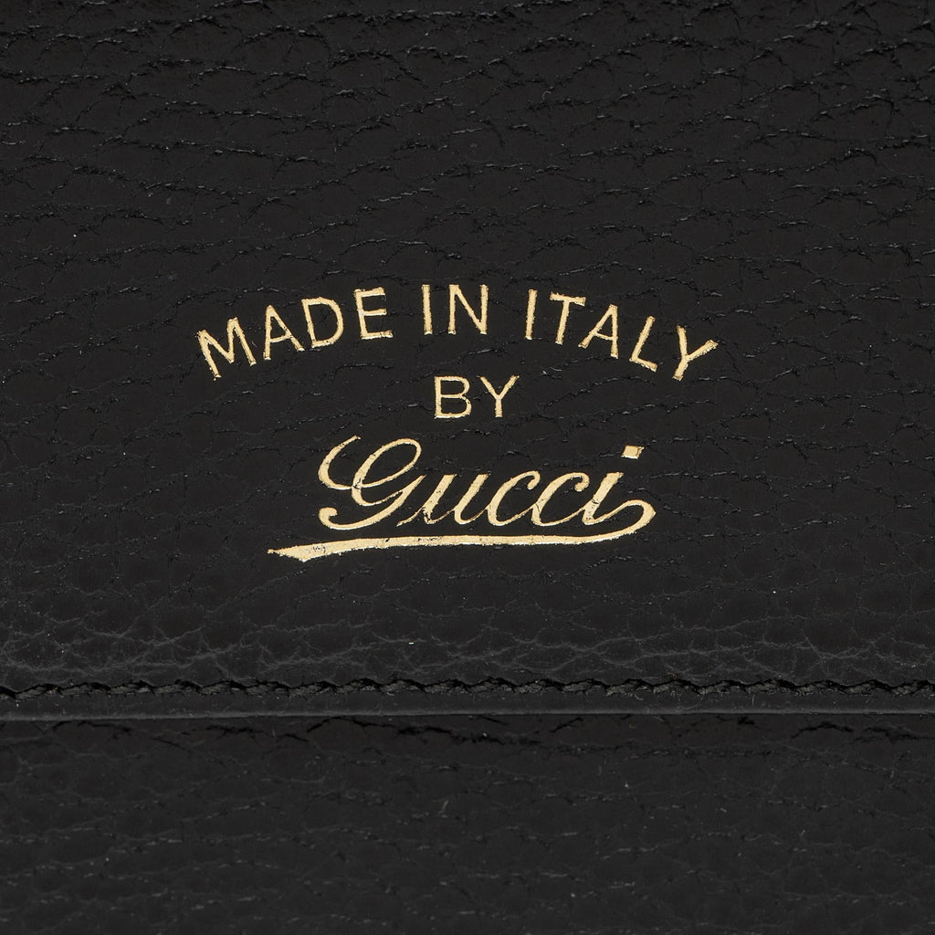 Gucci Leather Continental Wallet (SHF-jdCox7)