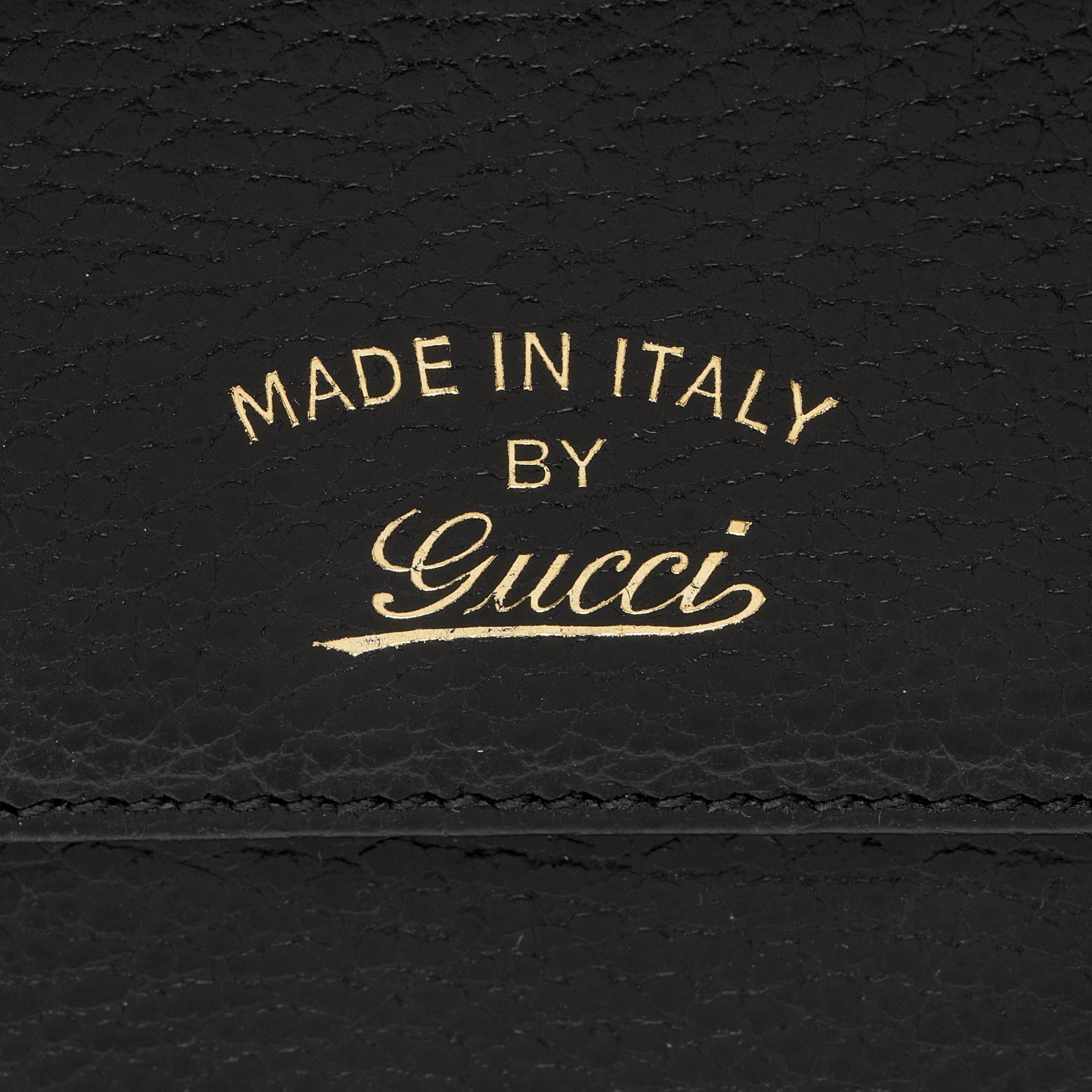 Gucci Leather Continental Wallet (SHF-jdCox7)