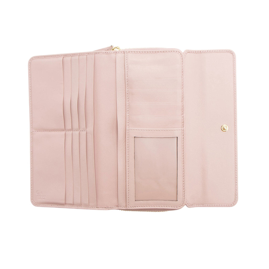 Gucci Leather Continental Wallet