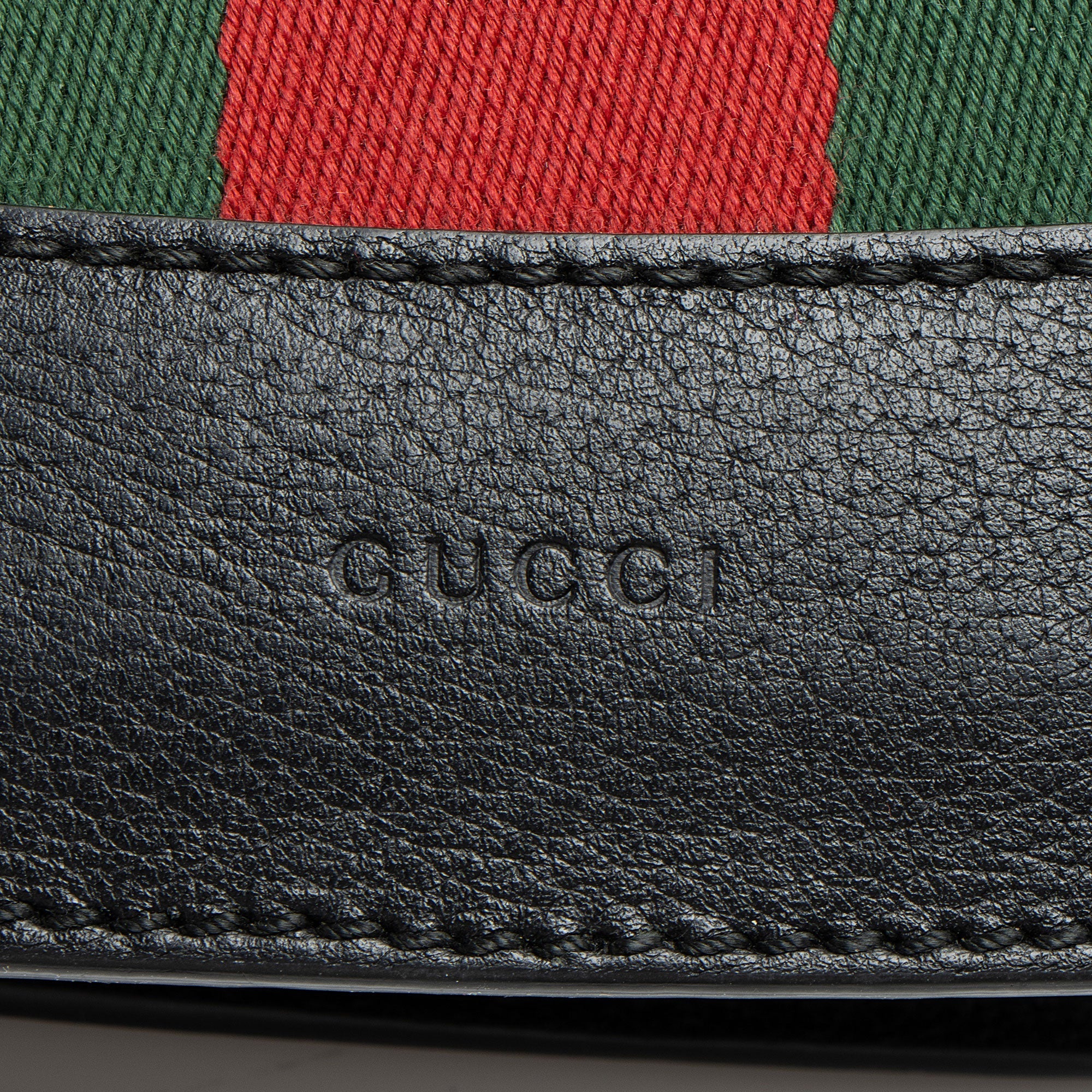 Gucci Leather Crystal Butterfly Linea Totem Small Crossbody