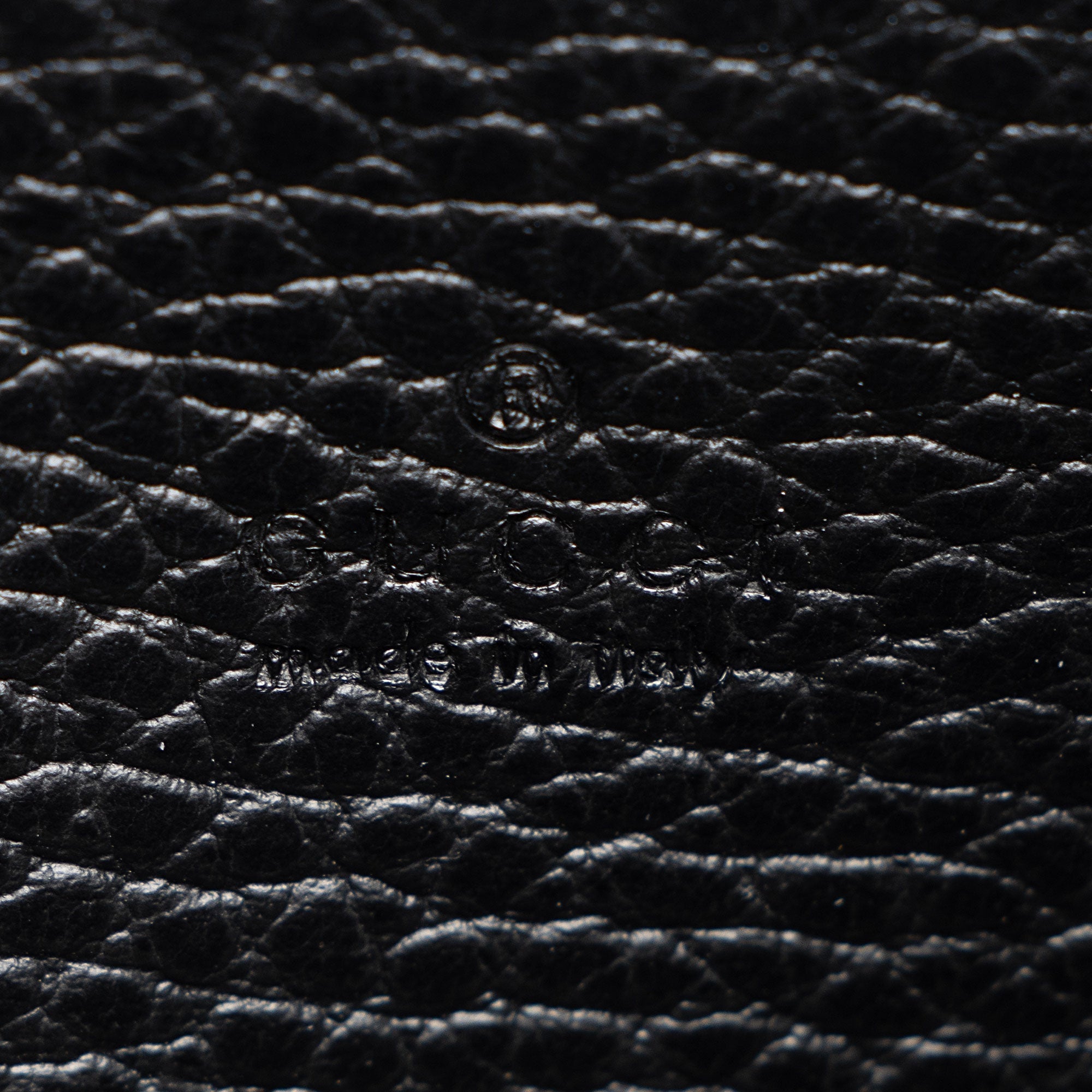 Gucci Leather Crystal Dionysus Chain Wallet
