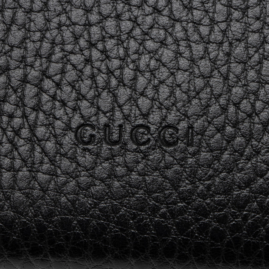 Gucci Leather Crystal Dionysus Chain Wallet