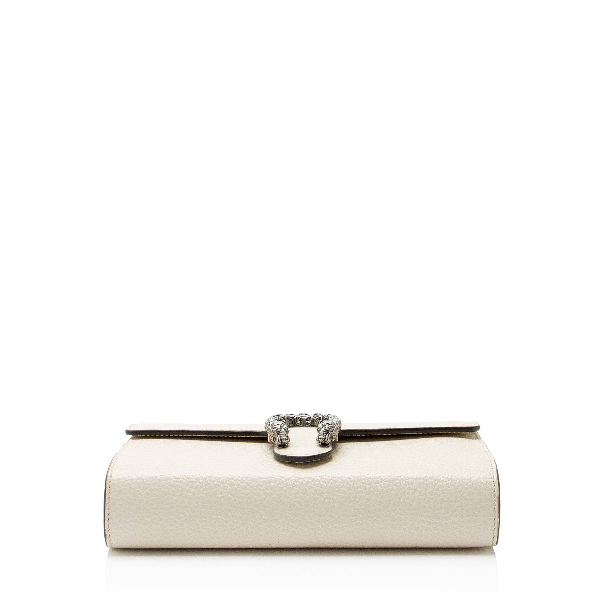Gucci Leather Crystal Dionysus Chain Wallet