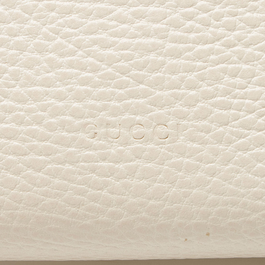 Gucci Leather Crystal Dionysus Chain Wallet