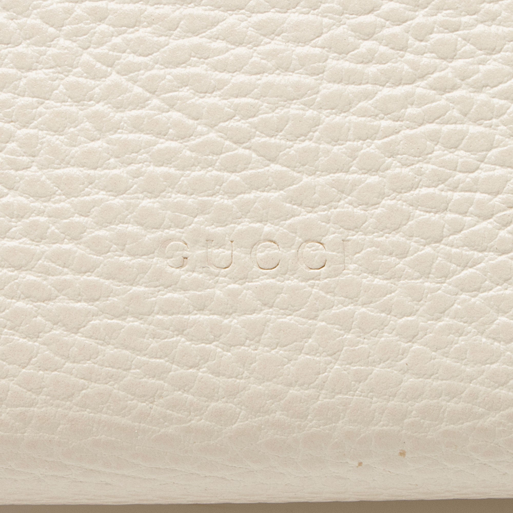 Gucci Leather Crystal Dionysus Chain Wallet