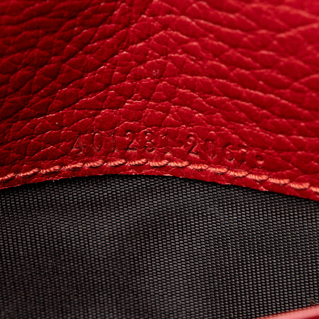 Gucci Leather Crystal Dionysus Chain Wallet