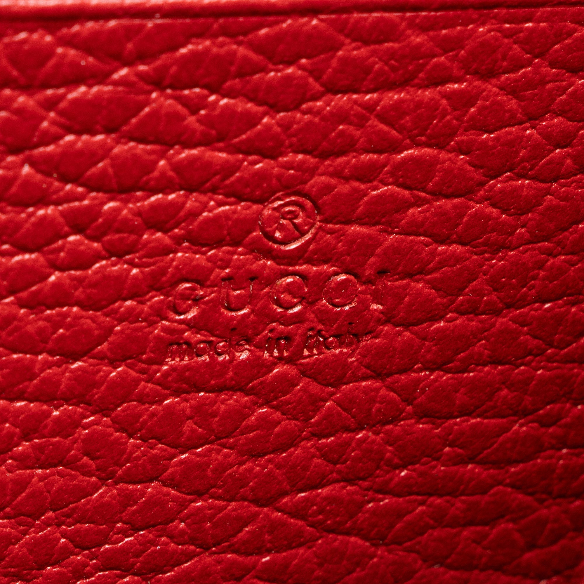Gucci Leather Crystal Dionysus Chain Wallet