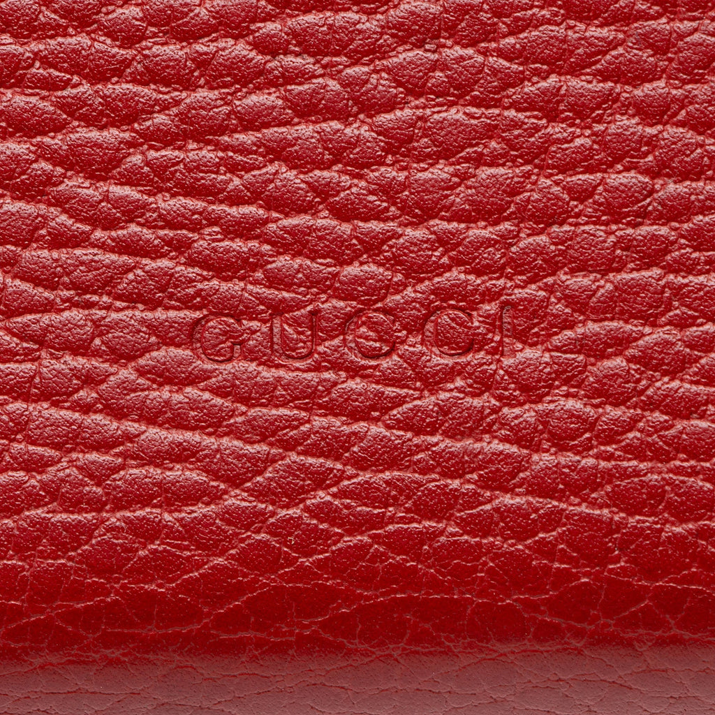 Gucci Leather Crystal Dionysus Chain Wallet
