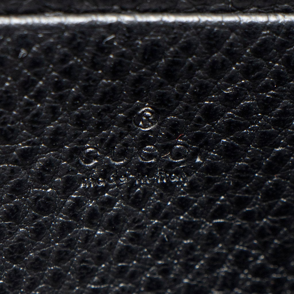 Gucci Leather Crystal Dionysus Chain Wallet