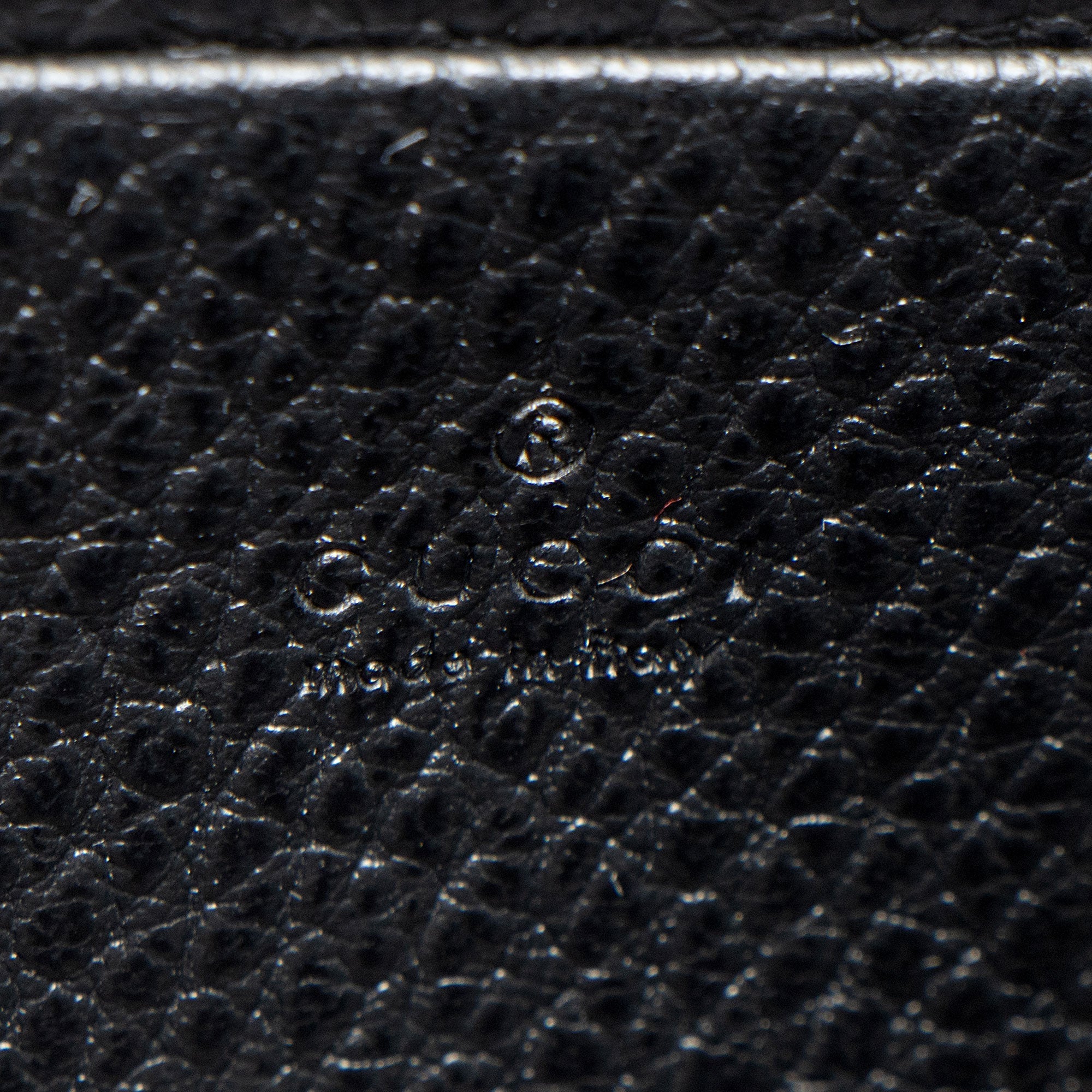 Gucci Leather Crystal Dionysus Chain Wallet