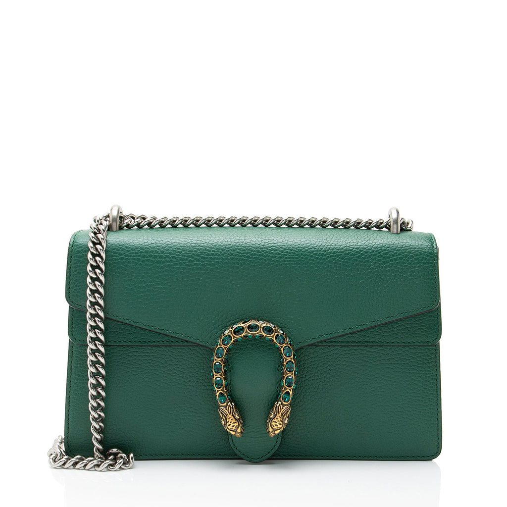 Gucci Leather Crystal Dionysus Medium Shoulder Bag