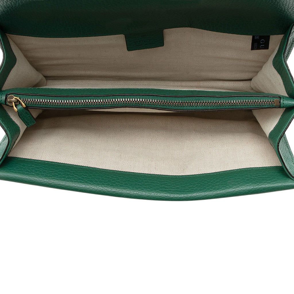 Gucci Leather Crystal Dionysus Medium Shoulder Bag