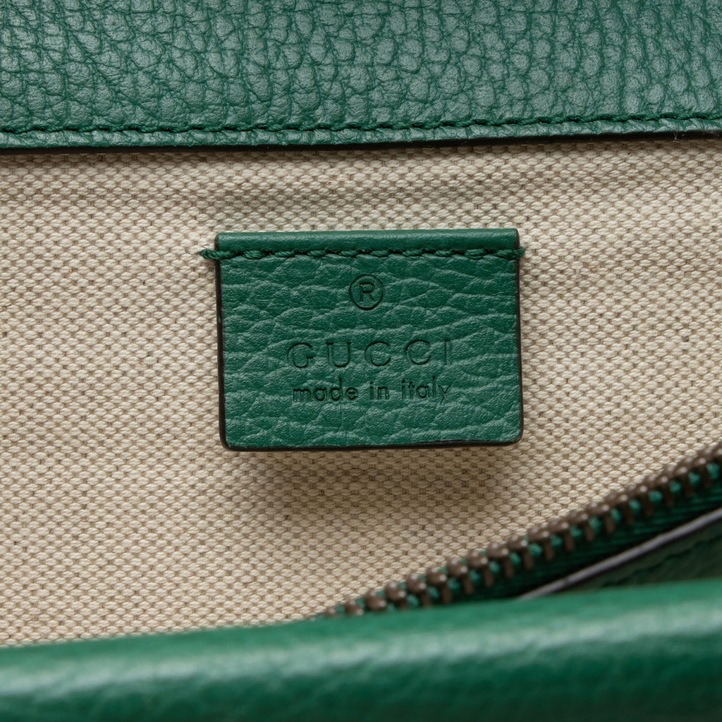 Gucci Leather Crystal Dionysus Medium Shoulder Bag