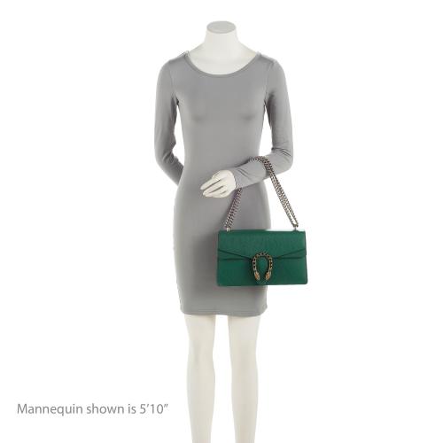 Gucci Leather Crystal Dionysus Medium Shoulder Bag