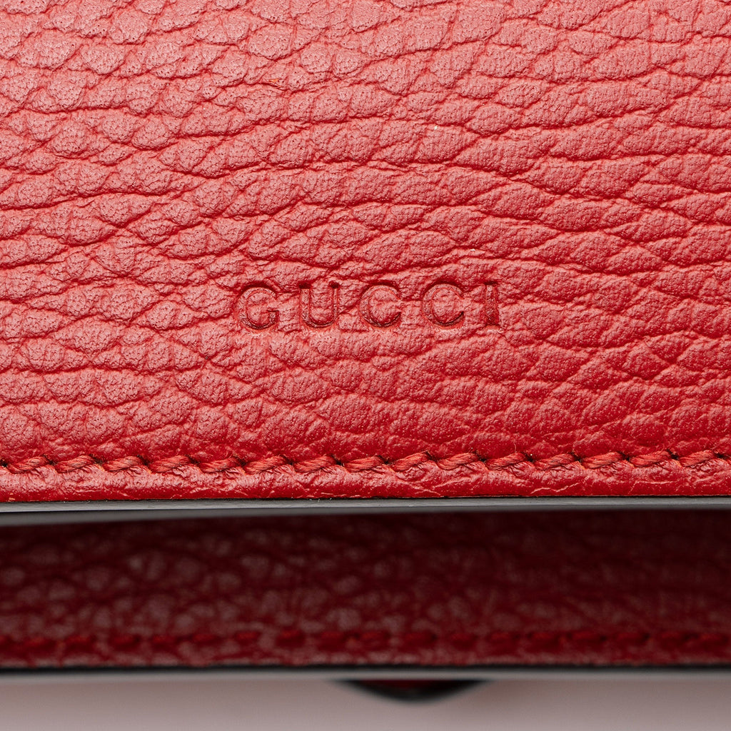 Gucci Leather Crystal Dionysus Medium Shoulder Bag