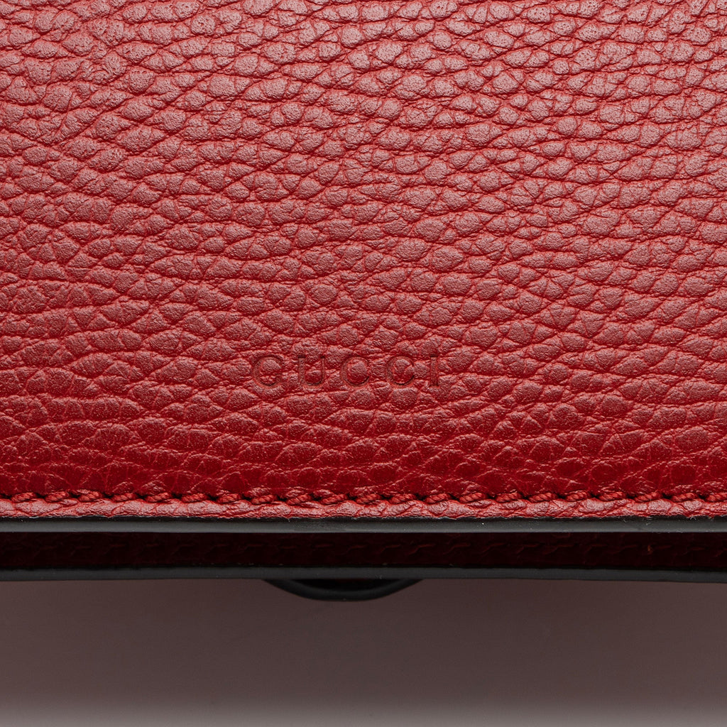 Gucci Leather Crystal Dionysus Medium Shoulder Bag