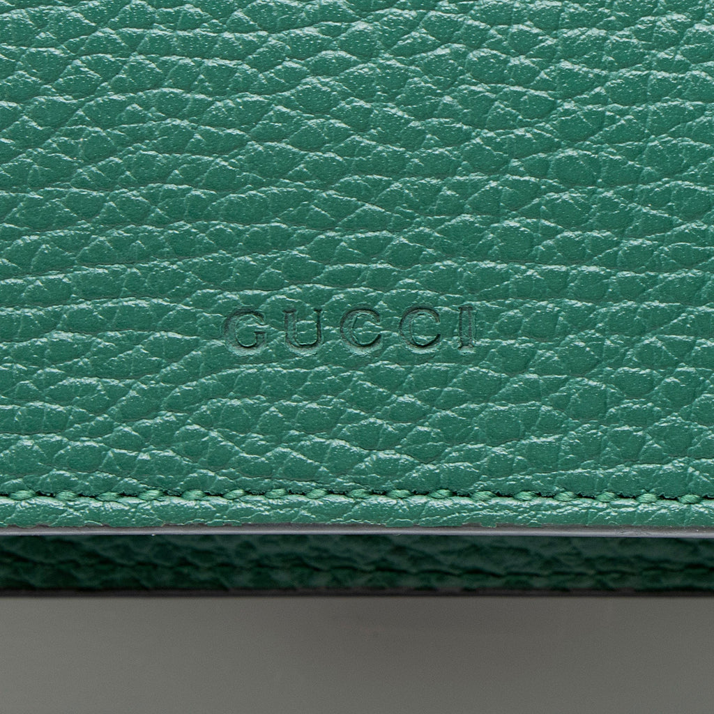 Gucci Leather Crystal Dionysus Medium Shoulder Bag