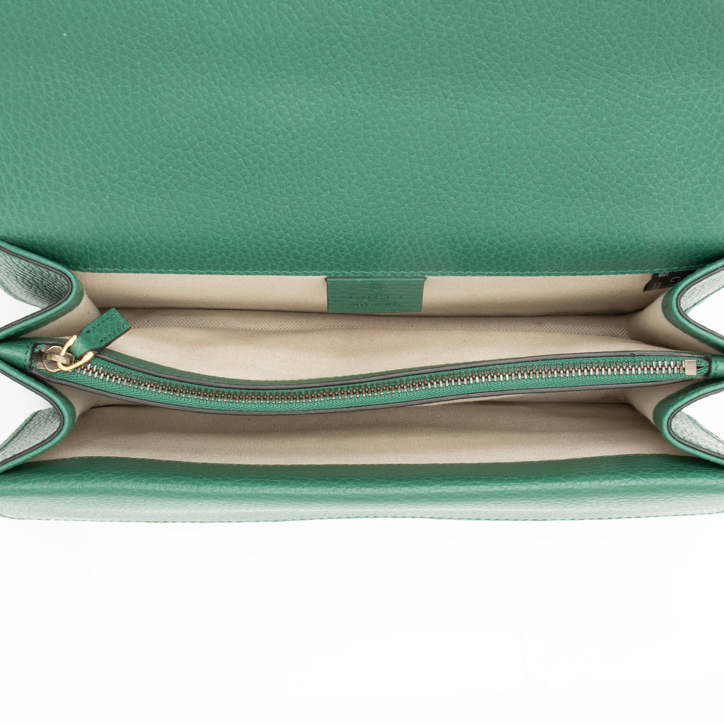 Gucci Leather Crystal Dionysus Small Shoulder Bag (SHF-23496)