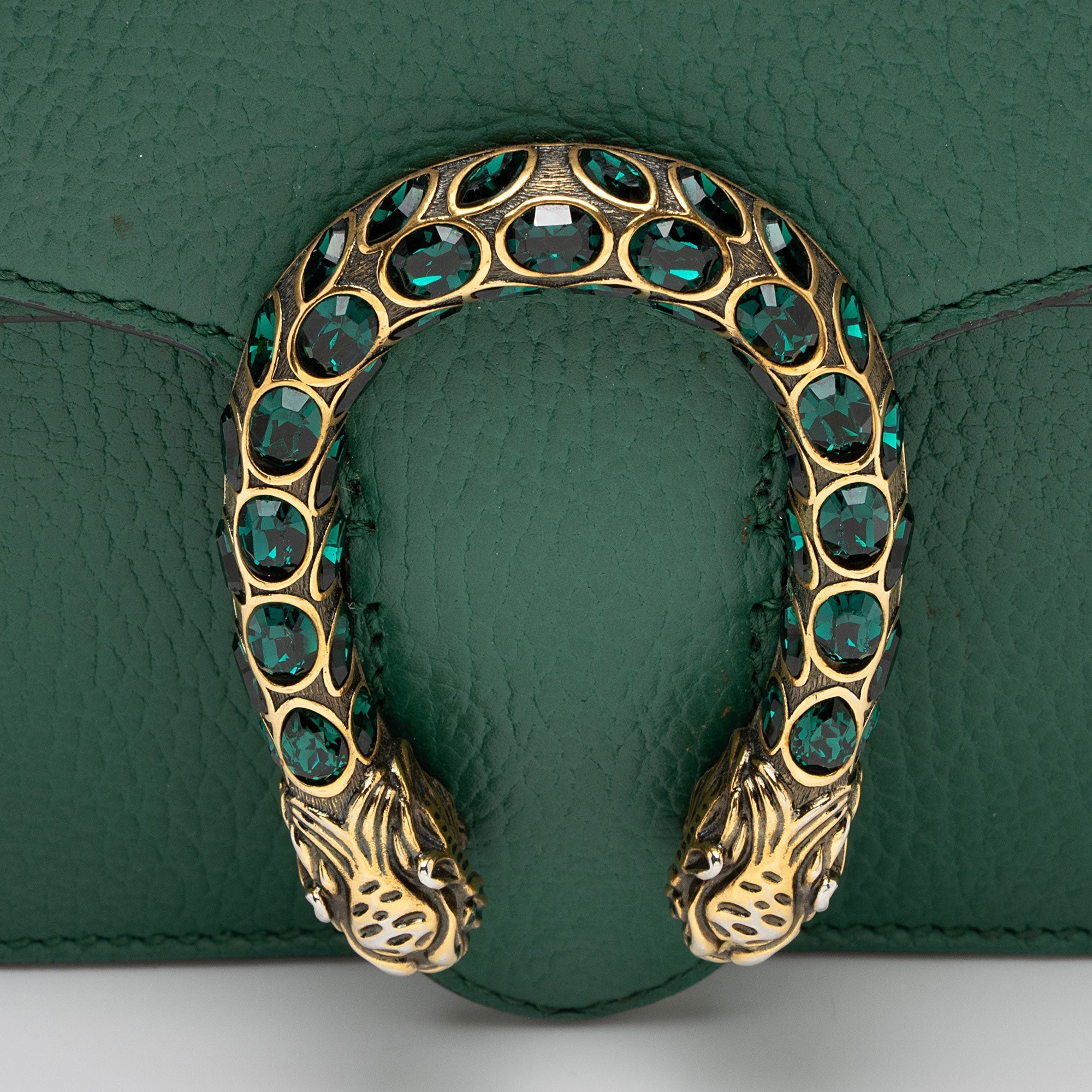 Gucci Leather Crystal Dionysus Small Shoulder Bag (SHF-JAZQrx)