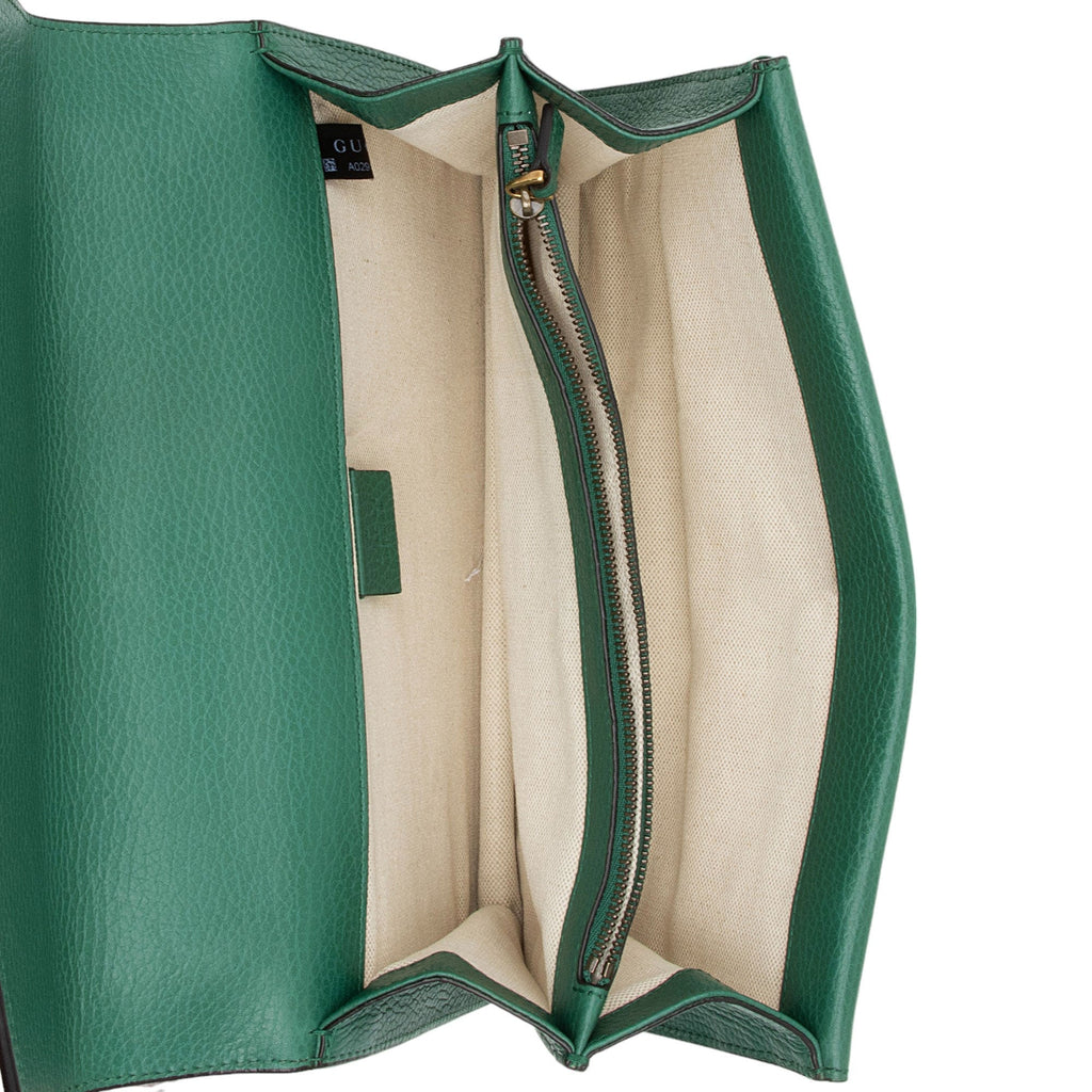Gucci Leather Crystal Dionysus Small Shoulder Bag (SHF-0jMRJC)