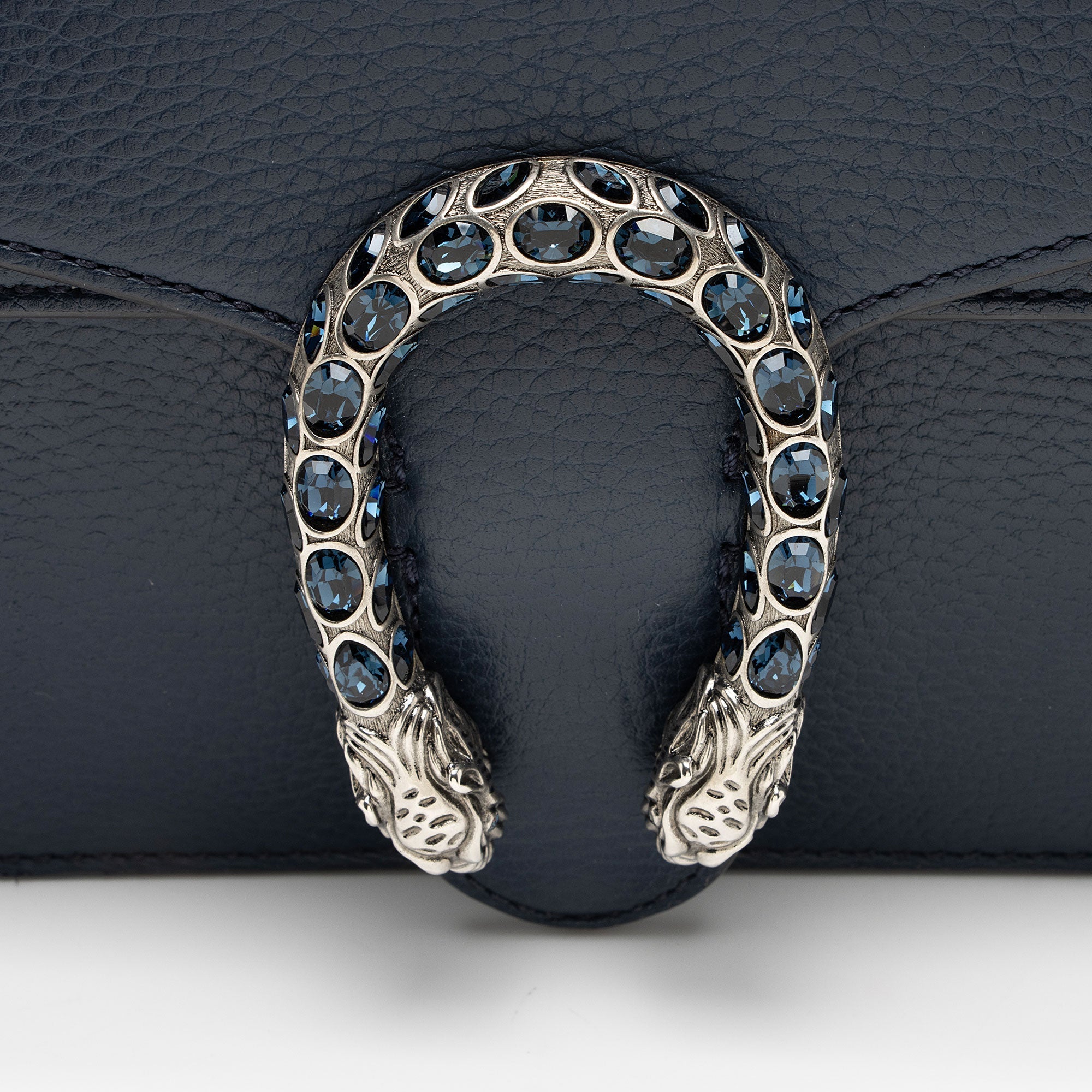 Gucci Leather Crystal Dionysus Small Shoulder Bag (SHF-dZNU4q)