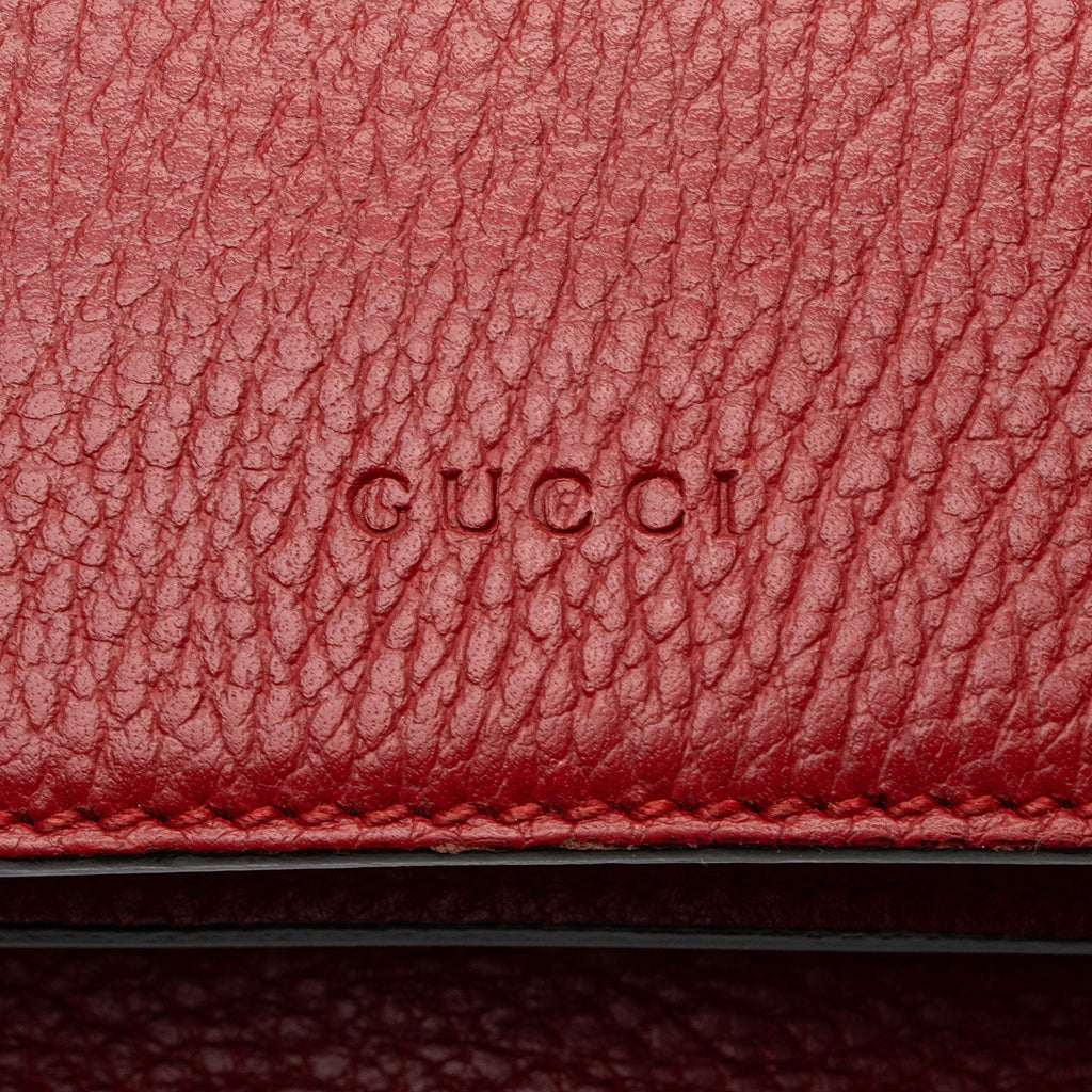 Gucci Leather Crystal Dionysus Small Shoulder Bag