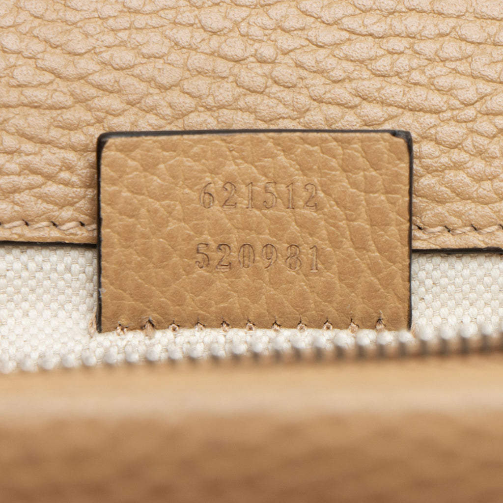 Gucci Leather Crystal Dionysus Small Top Handle