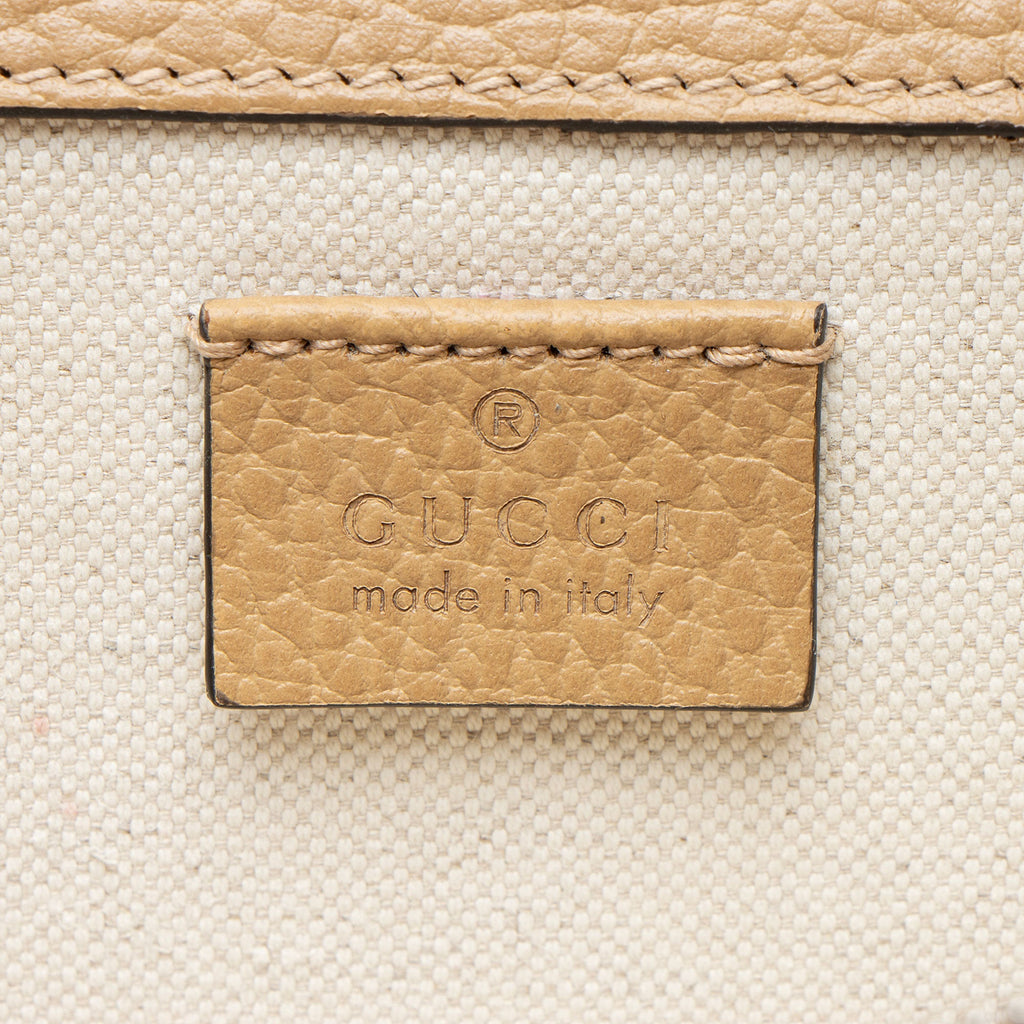 Gucci Leather Crystal Dionysus Small Top Handle