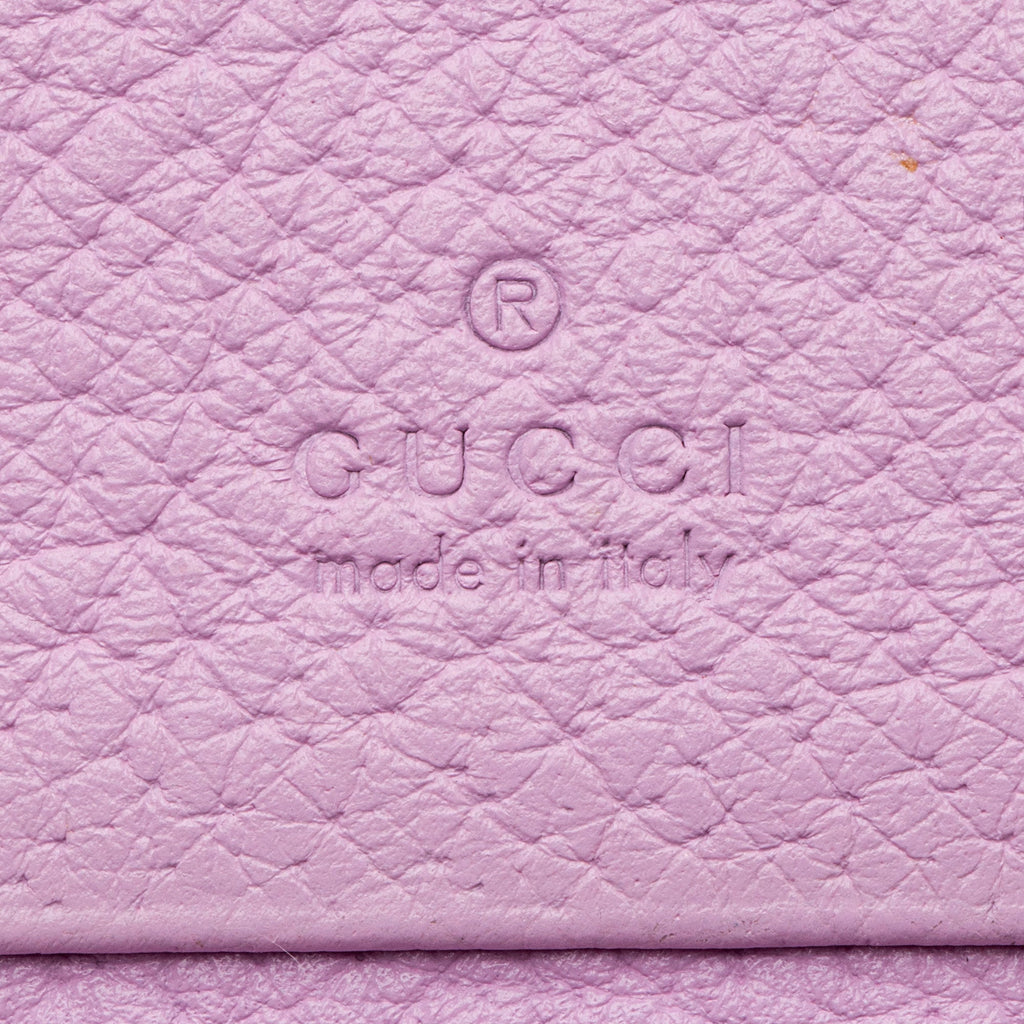 Gucci Leather Crystal GG Marmont Card Case Wallet (SHF-OYPMCI)