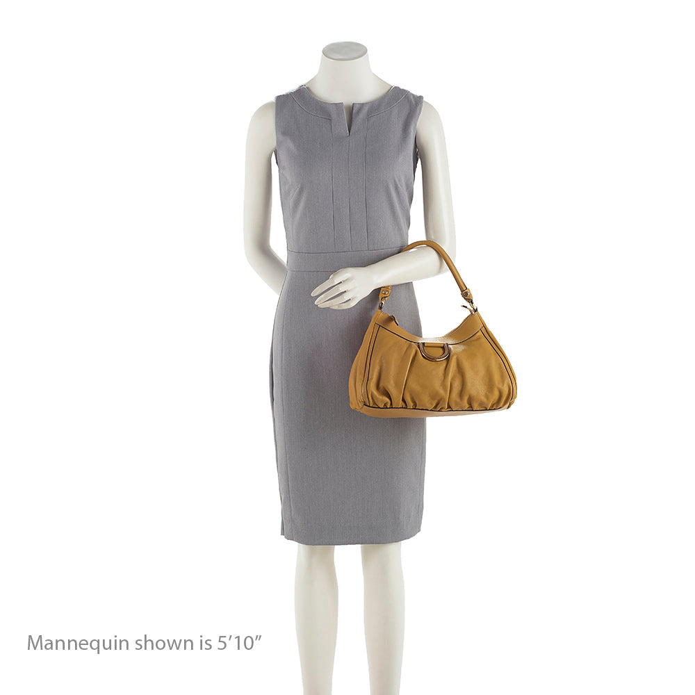 Gucci Leather D-Ring Small Hobo (SHF-19565)