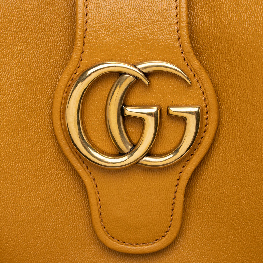 Gucci Leather Dahlia Large Tote (SHF-9YmQug)