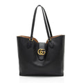 Gucci Leather Dahlia Medium Tote (SHF-G7nIG2)